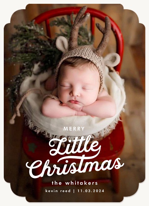 A Little Christmas Personalized Holiday Cards