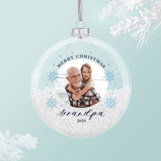 Christmas Snowfall Personalized Ornaments