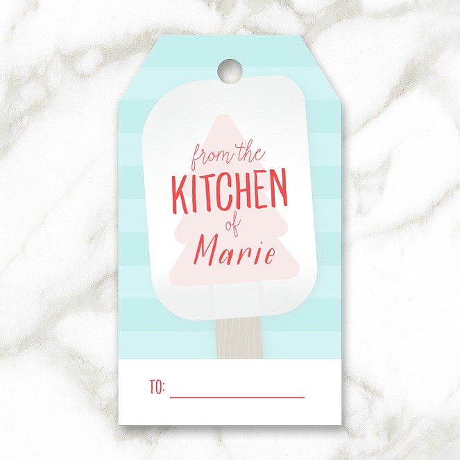 Vintage Kitchen Custom Gift Tags