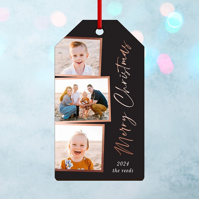 Luxe Trio Personalized Ornaments