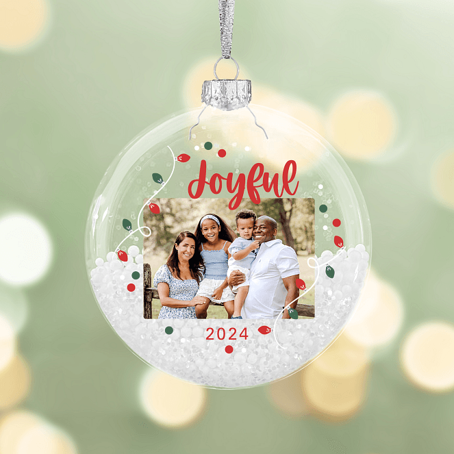 Joyful Lights Personalized Ornaments