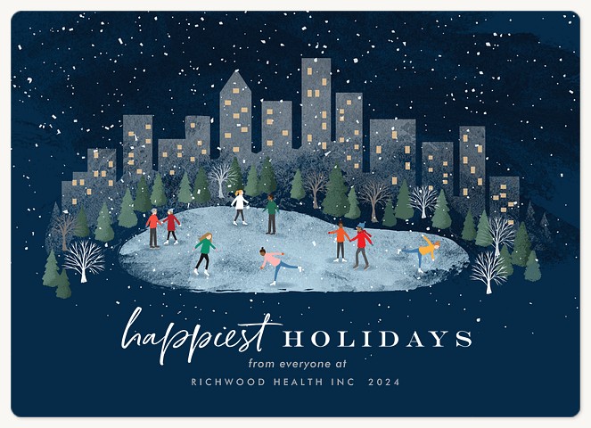 City Skate Holiday & Christmas Magnet Cards