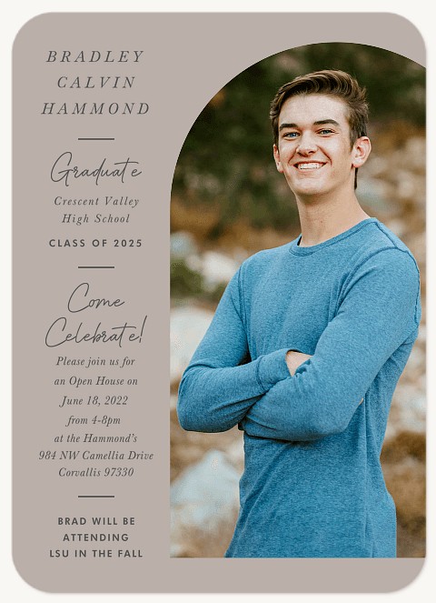 Side Arch Graduation Cards