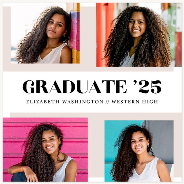 Geometric Grad Graduation Cards