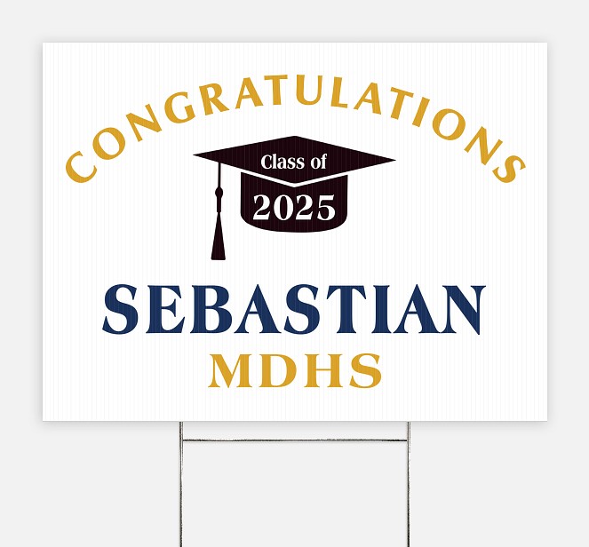 School Pride Graduation Yard Signs