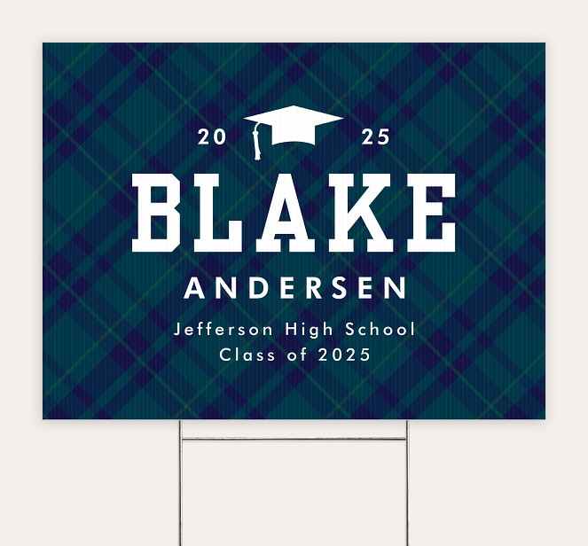 Dashing Grad Custom Yard Signs