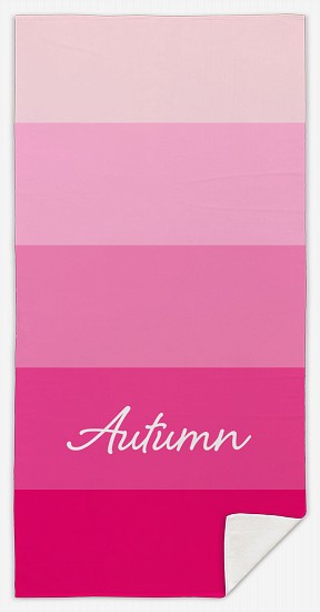 Color Block Gradient Custom Beach Towels