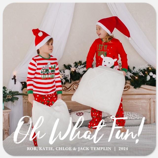 Oh What Fun Holiday Photo Cards