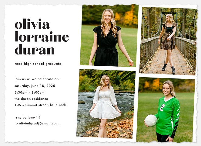 Lively Snapshots Graduation Cards