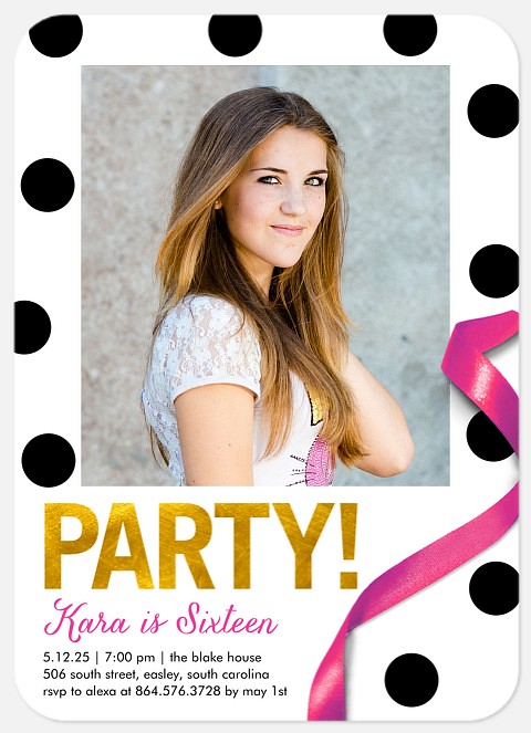 Birthday Glamour Kids' Birthday Invitations
