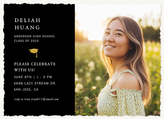 Glitter Cap Graduation Cards
