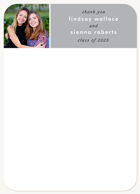 Modernist Grad Graduation Thank You Cards