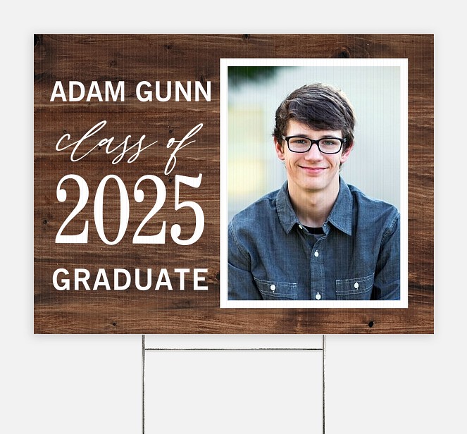 Rustic Class Graduation Yard Signs