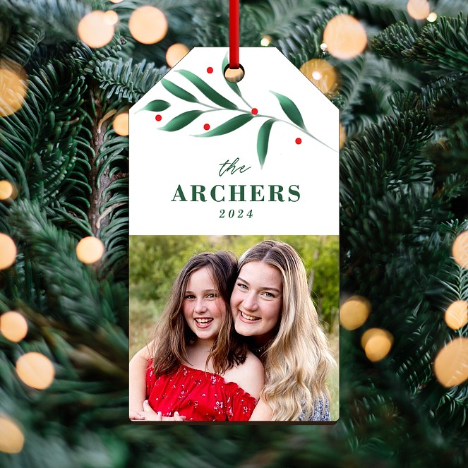 Simple Bough Custom Ornaments