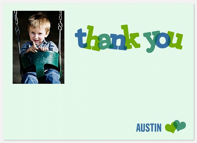 Playground Fun Birthday Thank You Cards