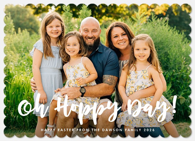 Oh Hoppy Day Easter Photo Cards