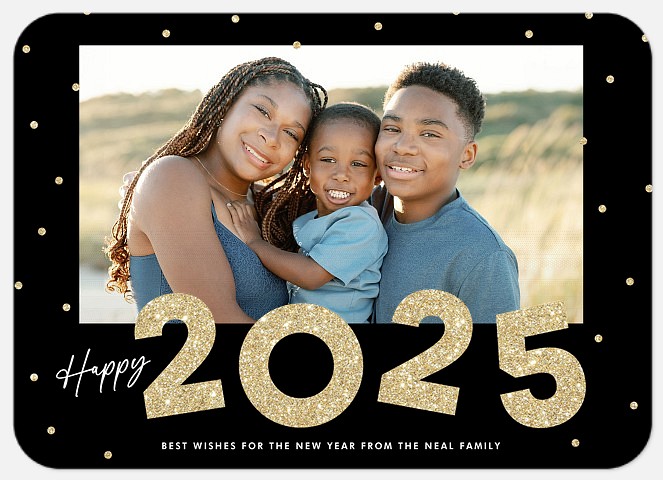 Dancing Year Holiday Photo Cards
