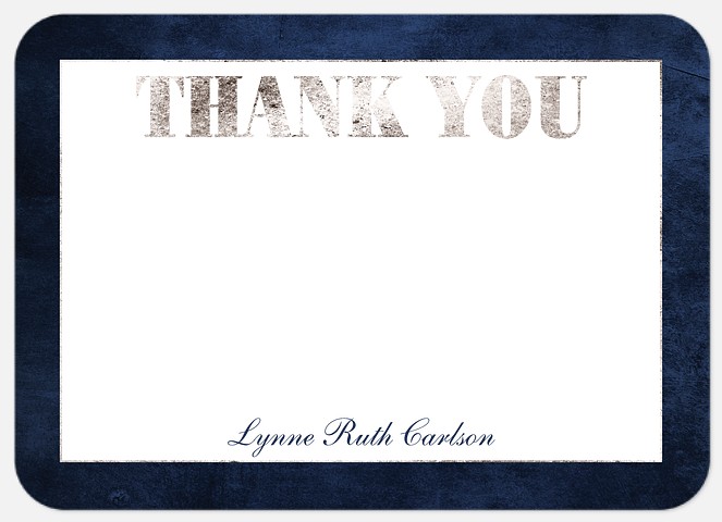 Sterling Achievement Thank You Cards 
