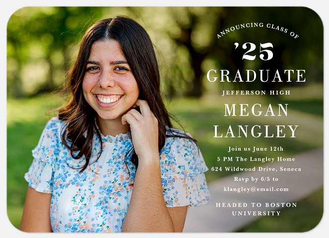 Simple Stack Graduation Cards