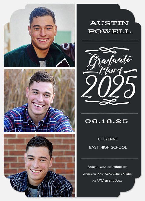 Chalkboard Class Graduation Announcements