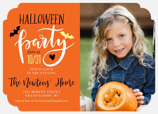 Bat-tastic Halloween Photo Cards