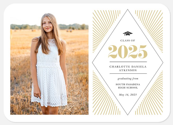 Scholarly Rays Graduation Cards