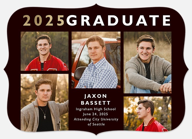 Golden Highlight Graduation Cards