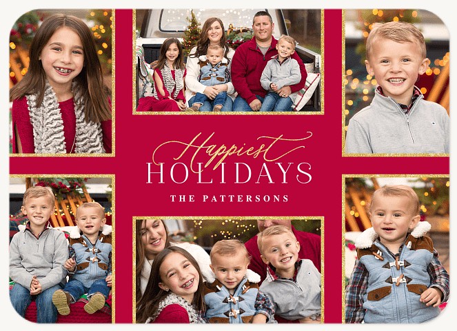 Sparkle Gallery Personalized Holiday Cards