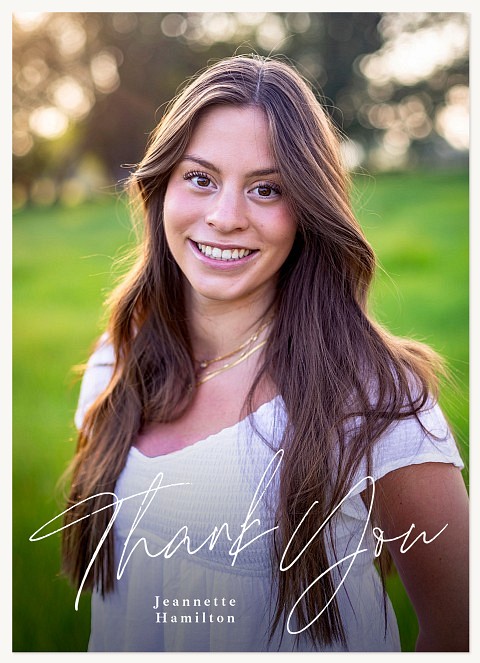 Scripted Details Thank You Cards 