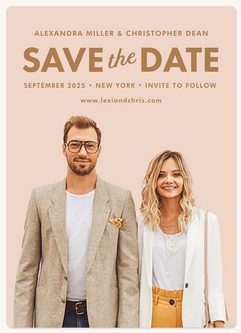 Movie Poster Wedding Save the Date Magnets