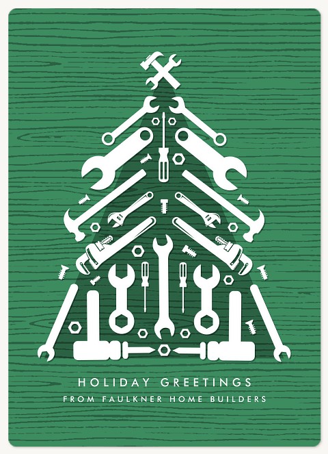 Tool Tree Holiday & Christmas Magnet Cards