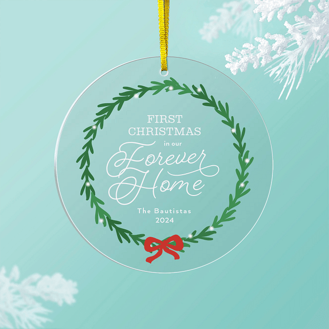 Our Forever Home Personalized Ornaments