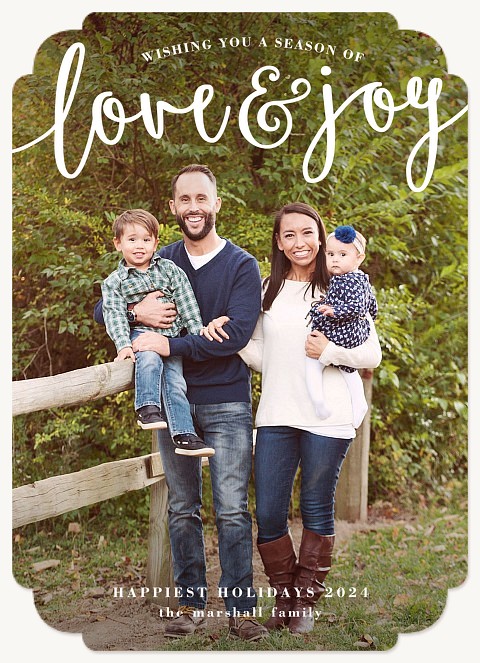 Season Of Joy Photo Holiday Cards