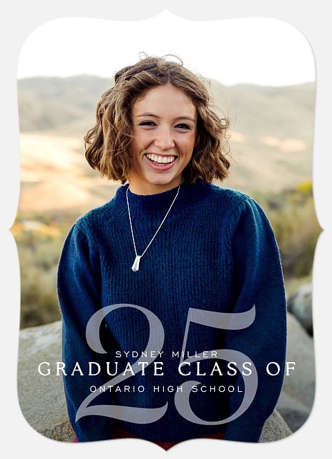 Prominent Year Graduation Cards