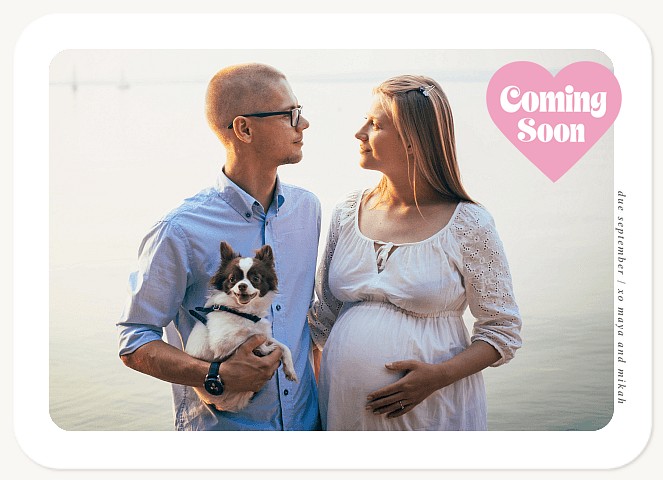 Coming Soon Pregnancy Announcements