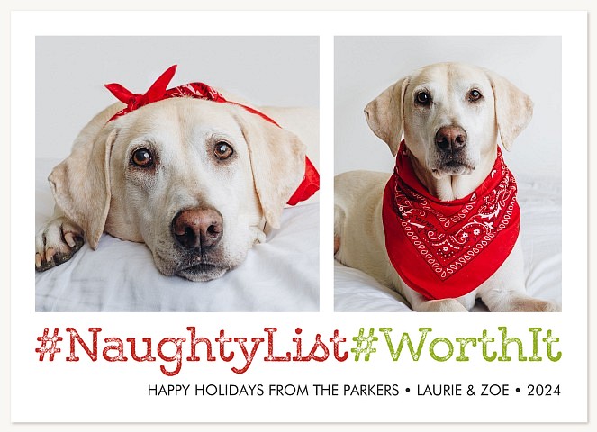 #WorthIt Photo Holiday Cards