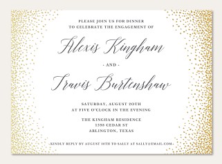 Starry Night | Engagement Party Invitations