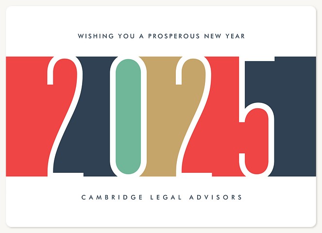 Brightest year Holiday & Christmas Magnet Cards