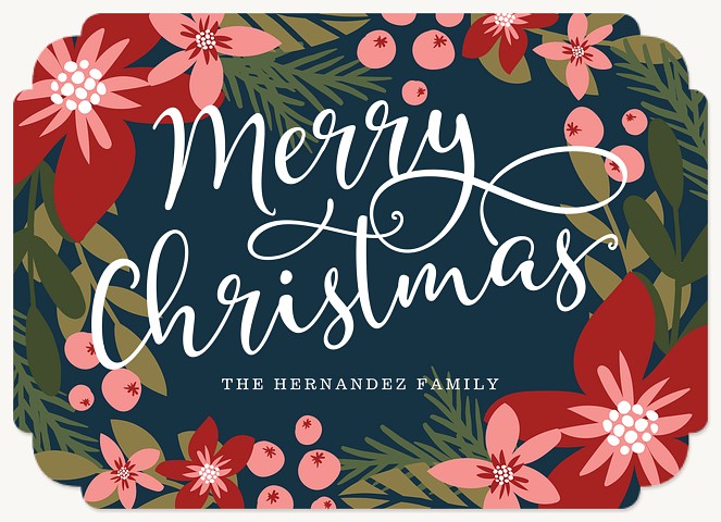 Pop of Pink Christmas Cards