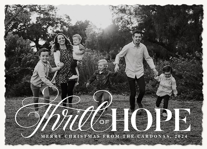 Hopeful Thrill Christmas Cards