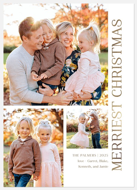 Classic Collage Holiday Photo Cards