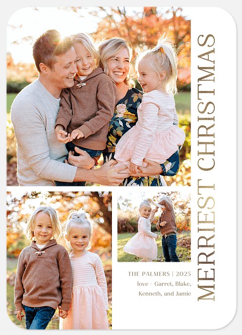 Classic Collage Holiday Photo Cards