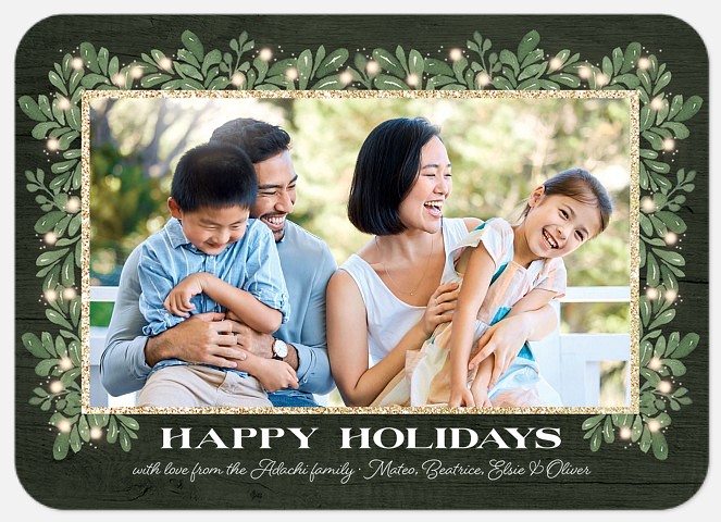 Boxwood Botanicals Holiday Photo Cards