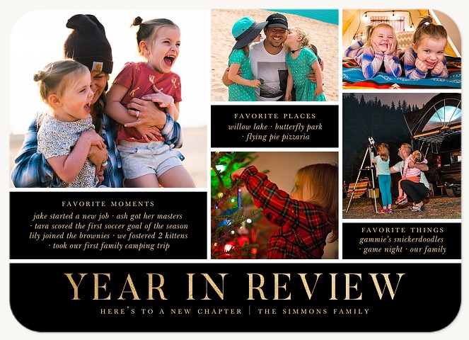Windowpane Views Personalized Holiday Cards