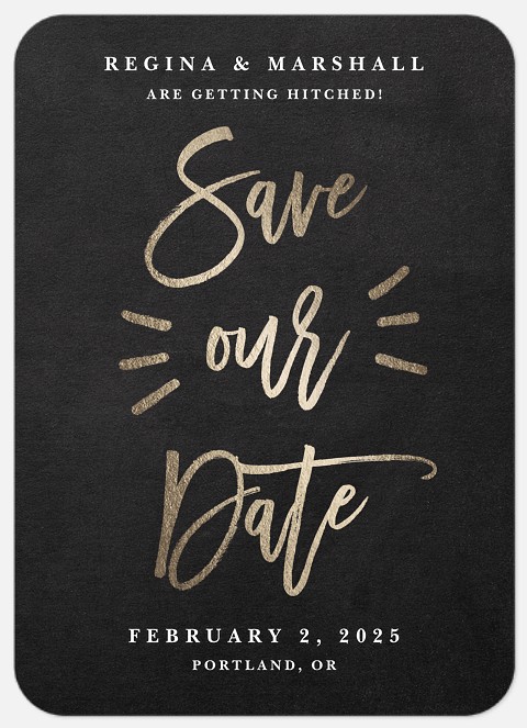 Love Spark Save the Date Photo Cards