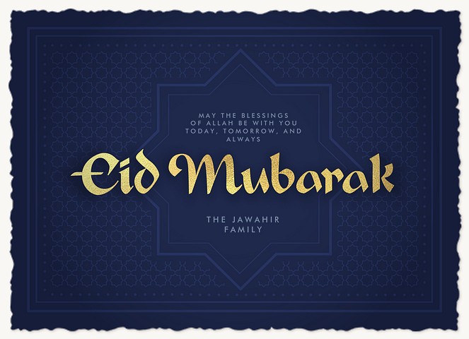 Golden Tradition Eid Cards