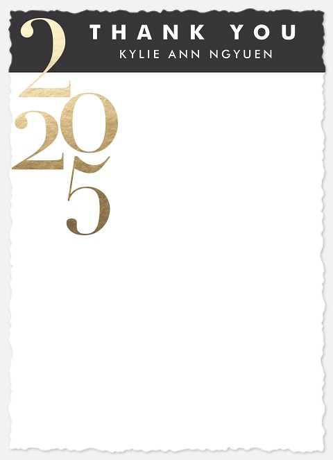 Shining Year Thank You Cards 