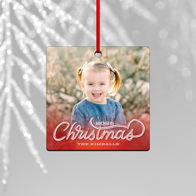 Candy Cane Christmas Custom Ornaments