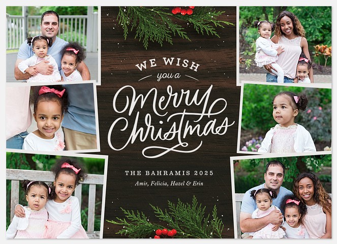 Idyllic Wishes Holiday Photo Cards