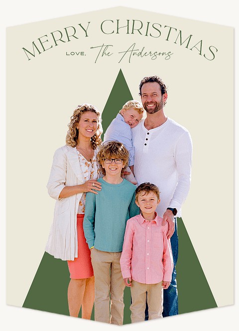 Seasonal Tree Personalized Holiday Cards